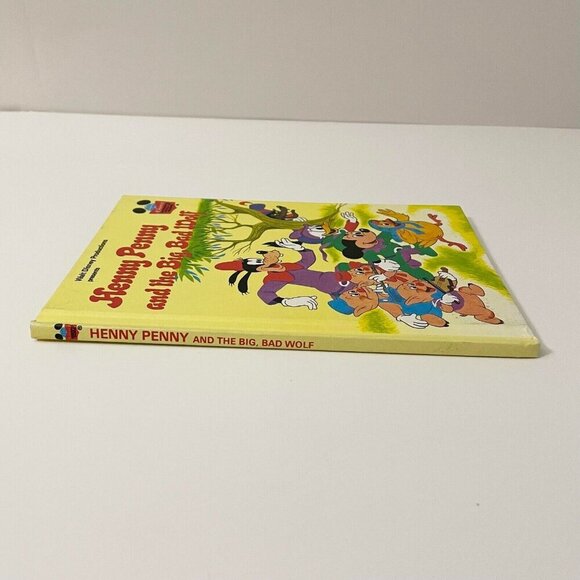 Vtg 1978 Disney Henny Penny and the Big Bad Wolf Wonderful World of Reading - Picture 5 of 16